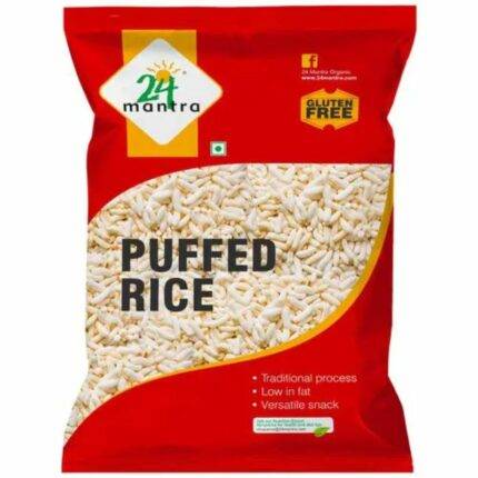 24 Mantra Organic Organic - Puffed Rice/Kadle Puri, 200 g Pouch