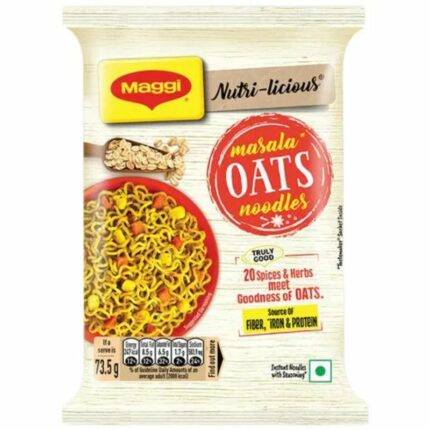 MAGGI Noodles - Nutri-Licious Masala Oats, 73.5 g Pouch