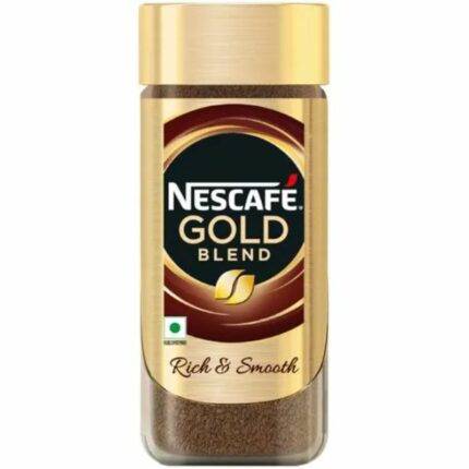 Nescafe Gold Blend Instant Coffee Powder - Arabica & Robusta Beans, 95 g Jar